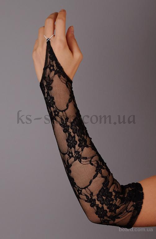 Перчатки вечерние кружевные без пальцев митенки - продам. Ціна ...
