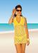 Вязаная пляжная туника Солнечное настроение