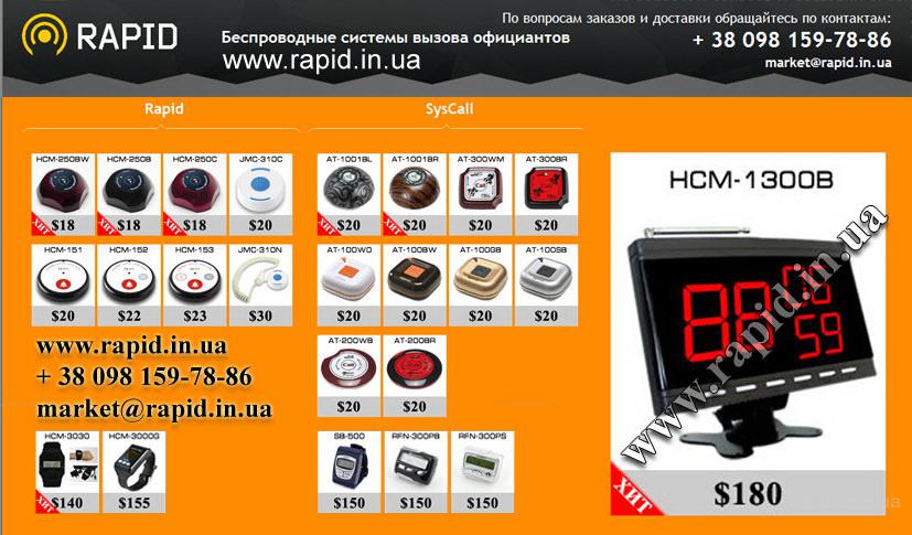 вызов официантов система рапид