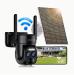 Сонячна Wi-Fi камера безпеки 1080p з кольоровим нічним баченням, прожектором, сиреною та двостороннім зв’язком