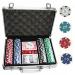 Покерный набор на 200 фишек с номиналом в кейсе. 11,5g-chips