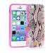 Чехол для iPhone 5/5s cases Justcavalli Python Pink Питон