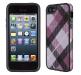 Чехол для  модный FabShell for iPhone 5   MegaPlaid Mulberry/Black чехол