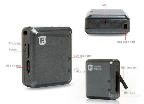 Супер мини GPS трекер RF-V8. GPS точность 10 - 15 метров - пропоную ...