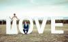 Большие объемные буквы LOVE из пенопласта и пенополистирола под заказ