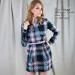 Платье - туника в клетку