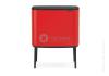Ведро для сортировки мусора двухсекционное Brabantia Bo Touch Bin 11/23 л, Passion Red