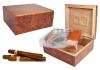 Хьюмидоры кедровые с набором: пепельница, гильотина, футляр для сигар