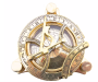 Солнечные Часы с Компасом Бронзовые