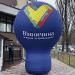 Надувные сферы, шары на тумбе